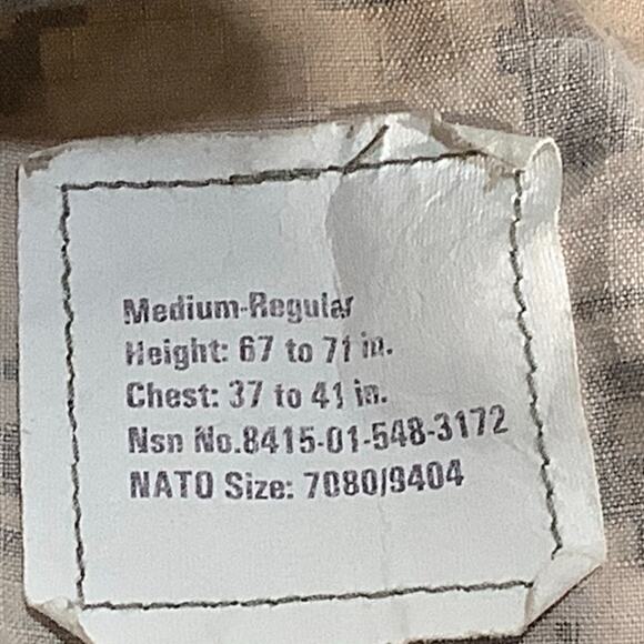 UNIVERSAL COAT, ACU RIPSTOP, FLAME RESISTANT, EUC, SIZE: MEDIUM/REGULAR - Picture 10 of 10